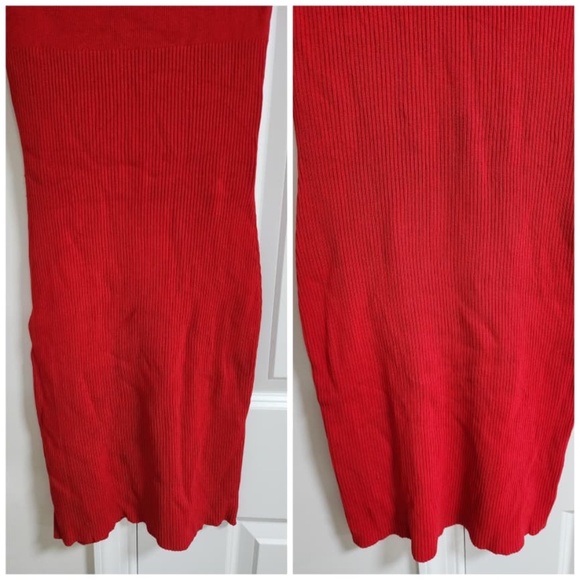 Authentic Christian Dior Vintage Short Dress Red Stretchy - Picture 7 of 12